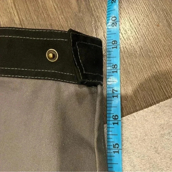 [L] Vtg Dickies Light Canvas Two Tone Workwear Industry Jacket trucker Barn Coat - Picture 6 of 14